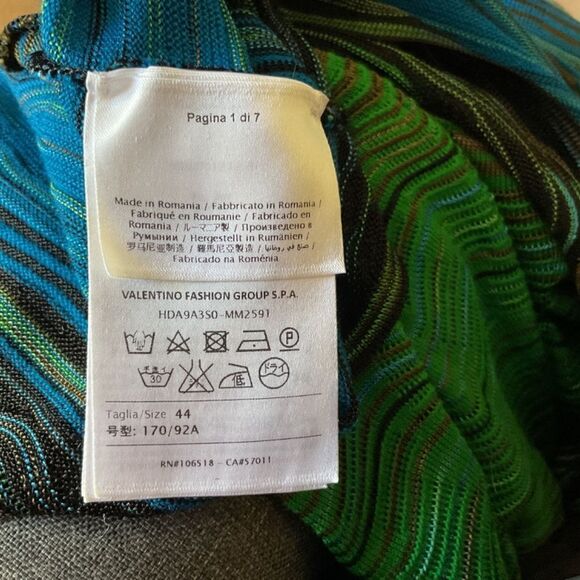 M Missoni Wave Jacquard Knit Long Sleeve Dress size 44 (8) ⭐️ - Picture 4 of 7